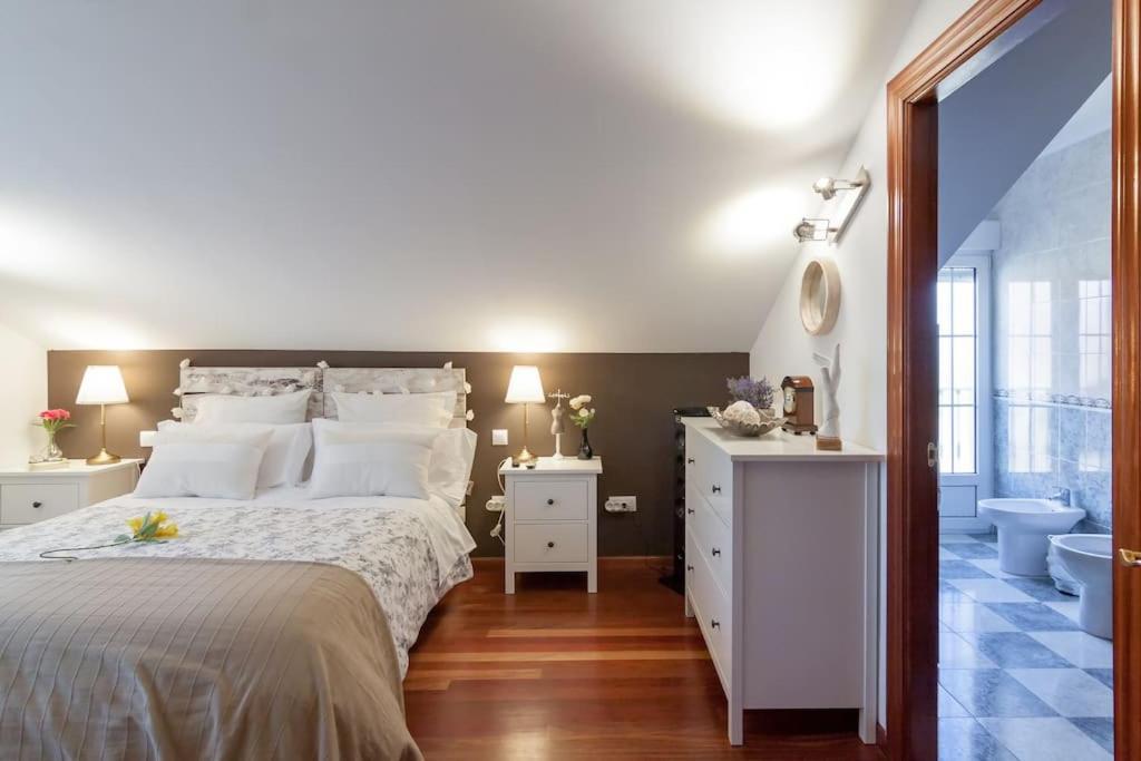 Chalet Junto A Playa De 苏安塞斯 外观 照片