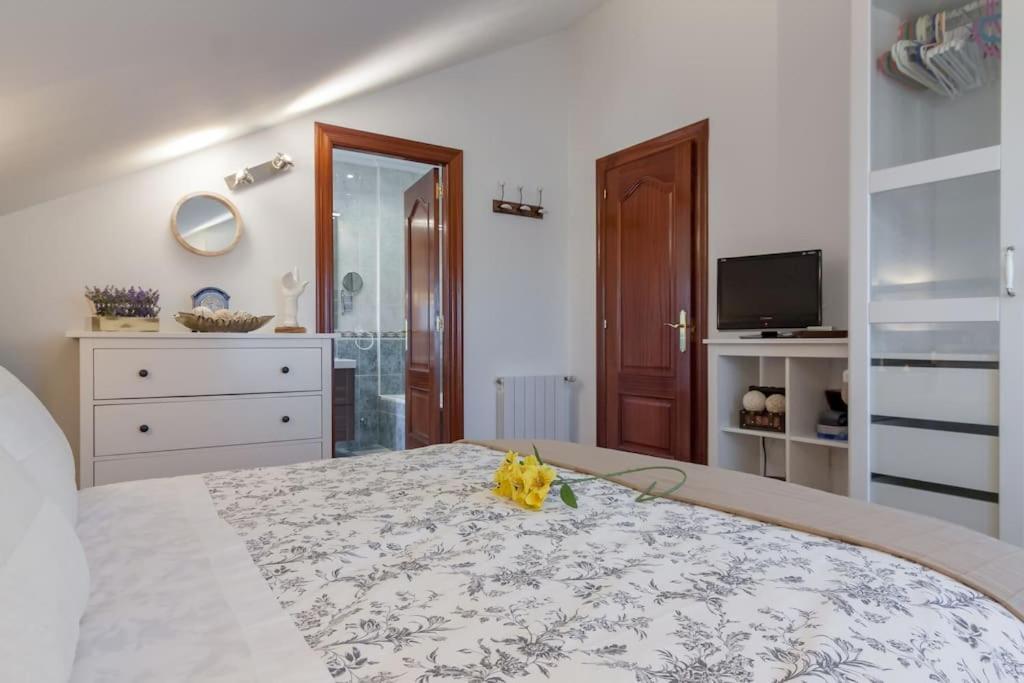 Chalet Junto A Playa De 苏安塞斯 外观 照片